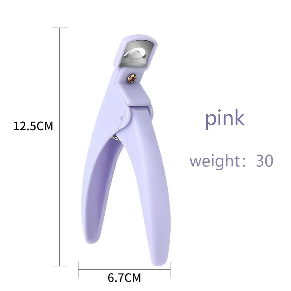 Guillotine False Nail Tip Cutter | U-Shape Clipper Tool False Nail Tip Cutter QXL