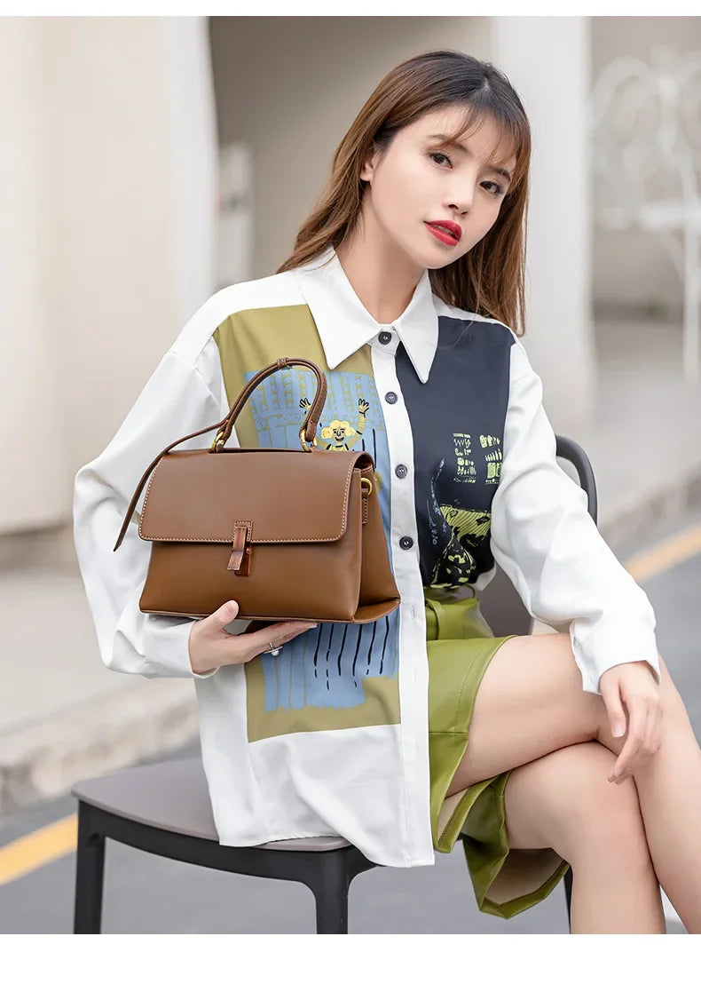 Luxury Leather Diaper Bag | Crossbody Tote for Women Luxury Diaper Bag QXL