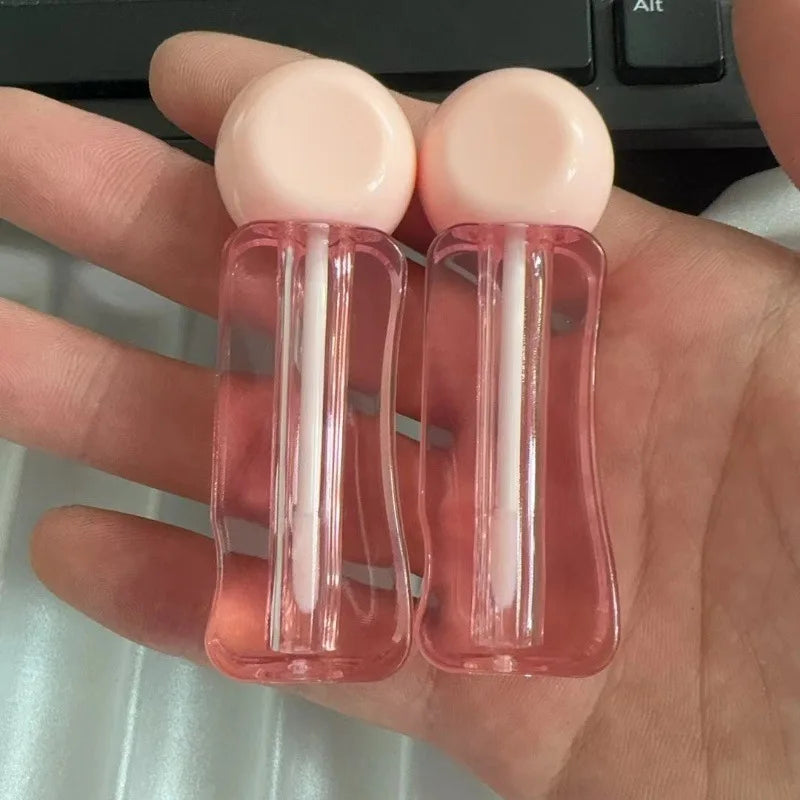 3ml Wavy Pink Empty Lip Gloss Tubes | DIY Lip Oil Containers Lip Gloss Containers QXL