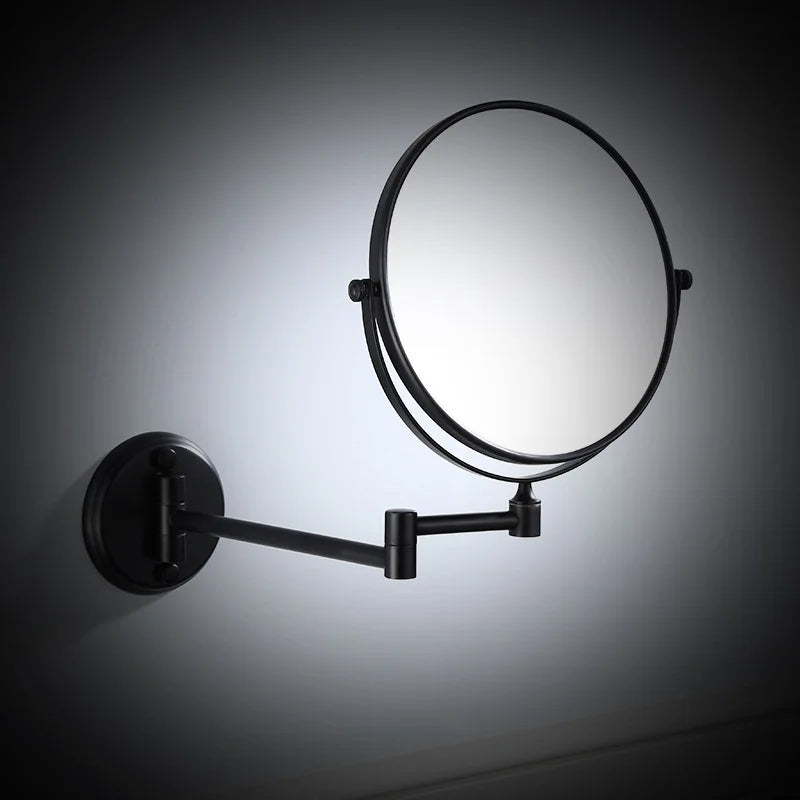 6/8 Inch 360° Rotating Wall Mount Makeup Mirror | 3X Magnification Wall Mount Vanity Mirror QXL