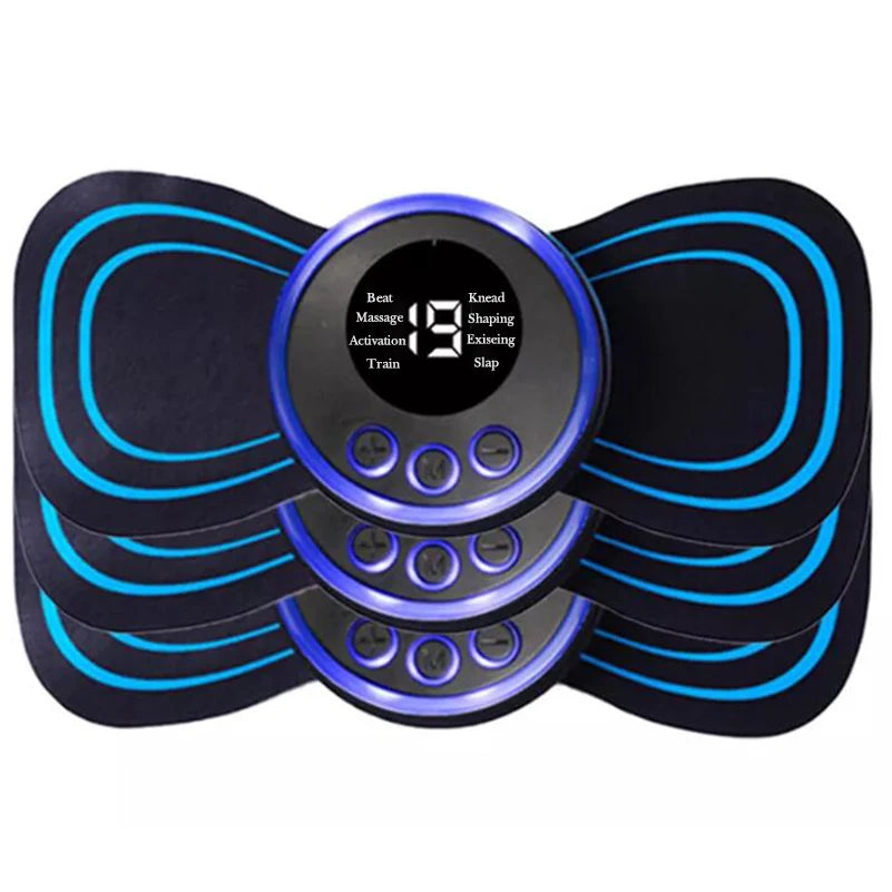 Portable EMS Neck & Body Massager | 8 Modes 19 Intensity Levels EMS Neck Massager QXL