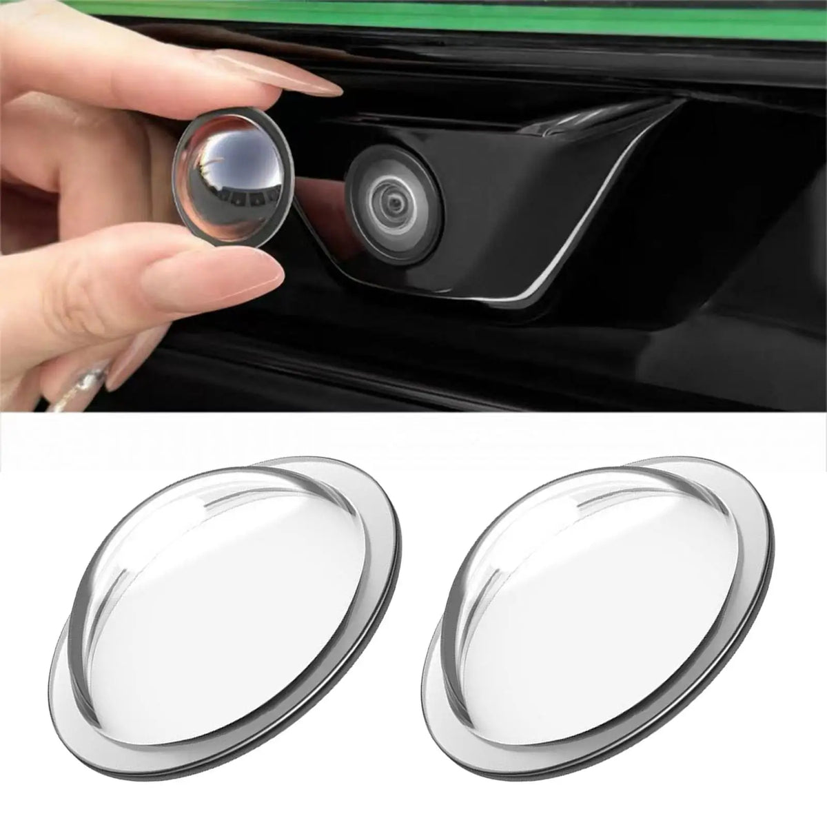 Car Camera Lens Protector – 360° Backup Camera Cover 2-Pack Camera Lens Protector QXL