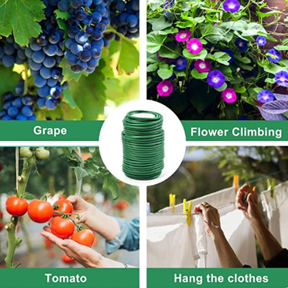 Reusable Flexible Plant Support Wire | Garden Twine for Vines Plant Support Wire QXL