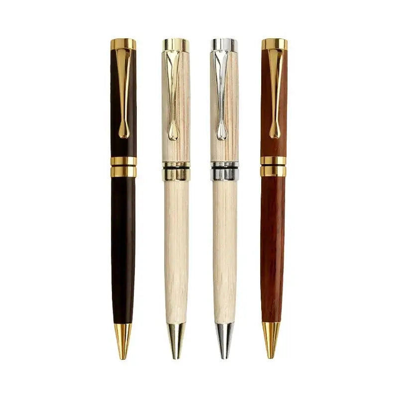 Metal Sandalwood Rotating Ballpoint Pen | Luxury Gift Luxury Ballpoint Pen QXL