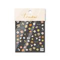 5D Embossed Crayon Flower Nail Art Stickers | Self-Adhesive Nail Art Stickers QXL T-1730