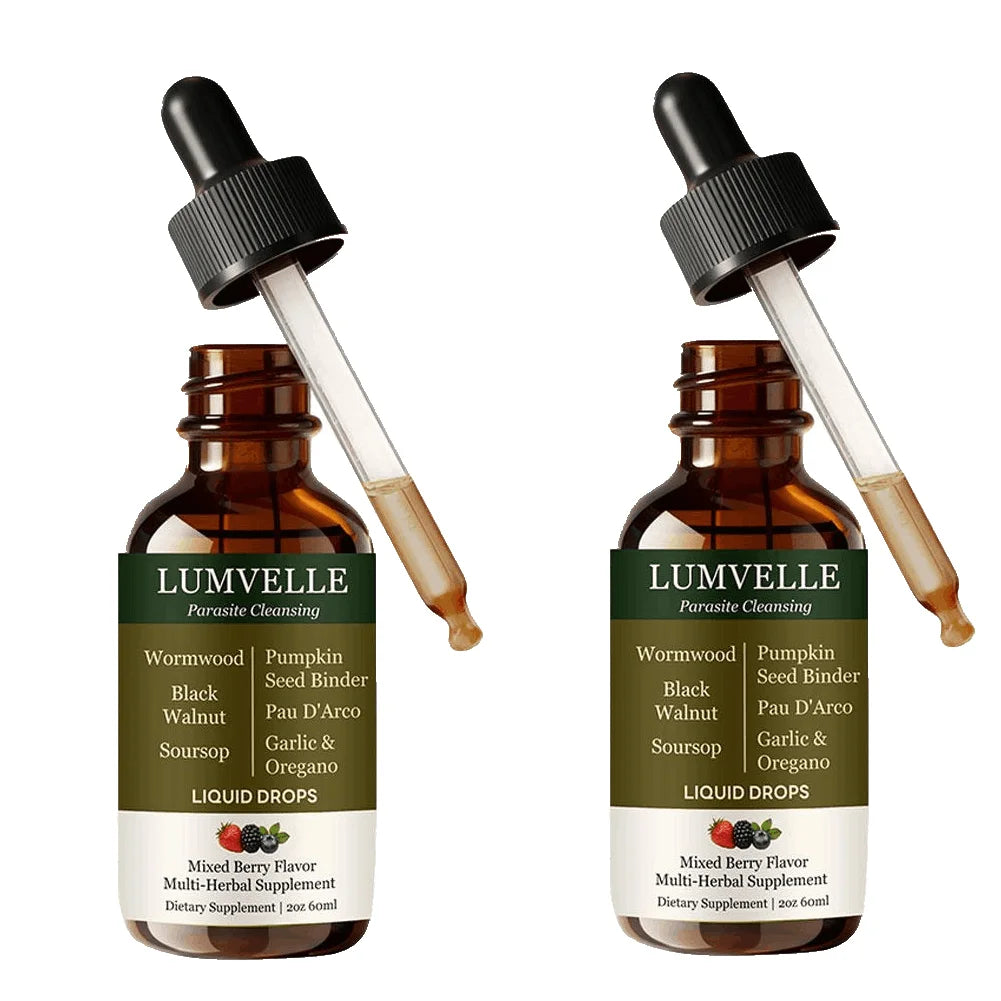 60ml Wormwood Herbal Drops | Zero Alcohol Gut Support Herbal Supplement Drops QXL B