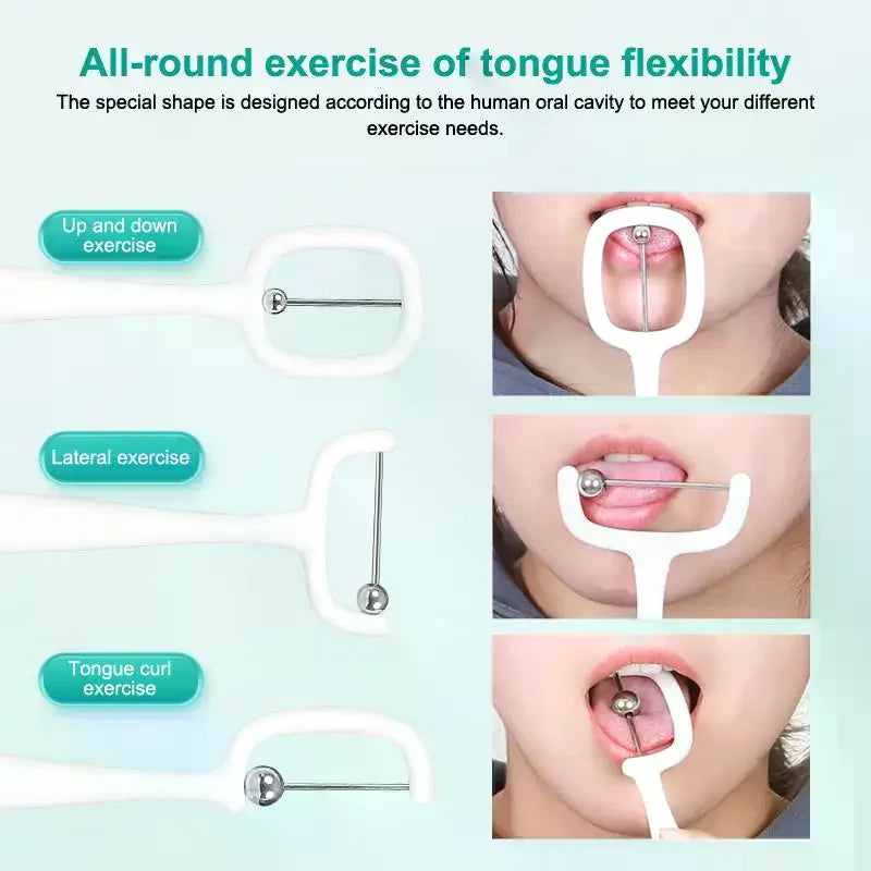 3-Pack Tongue Tip Trainer | Oral Muscle Exercise Tool Set Oral Muscle Trainer QXL