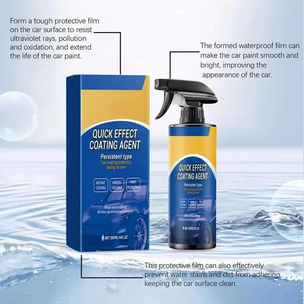 Car Body Coating Spray | Anti-Scratch Protection 120ml Car Coating Spray QXL