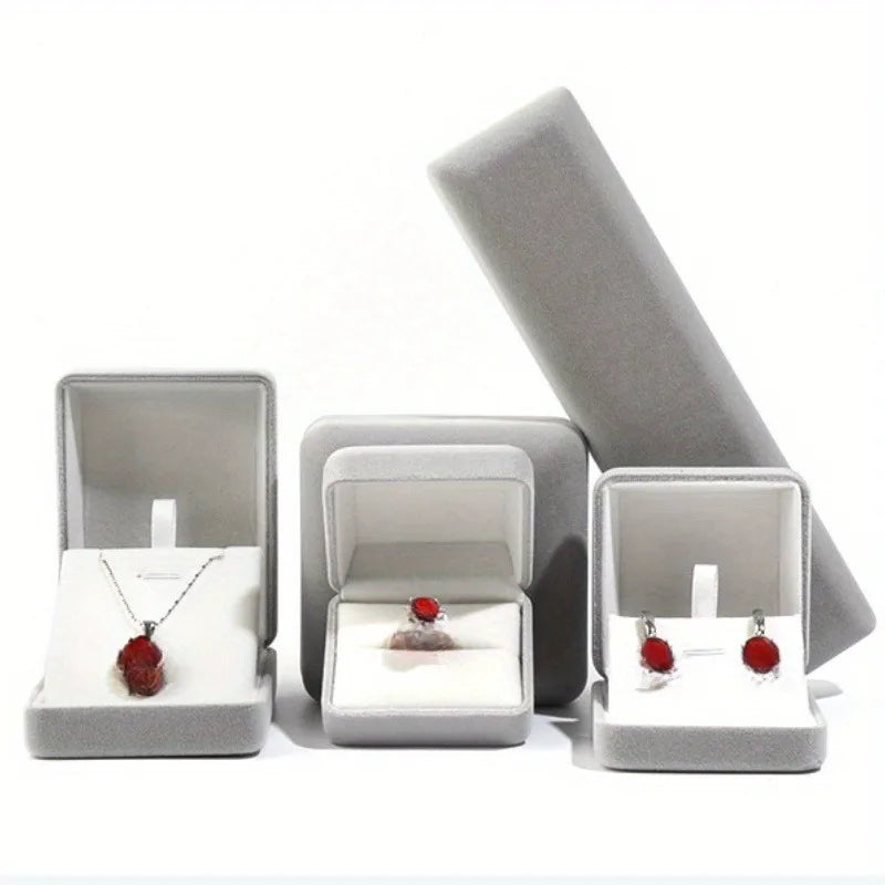 Arched Velvet Jewelry Gift Box | Ring, Earring & Pendant Jewelry Gift Box QXL