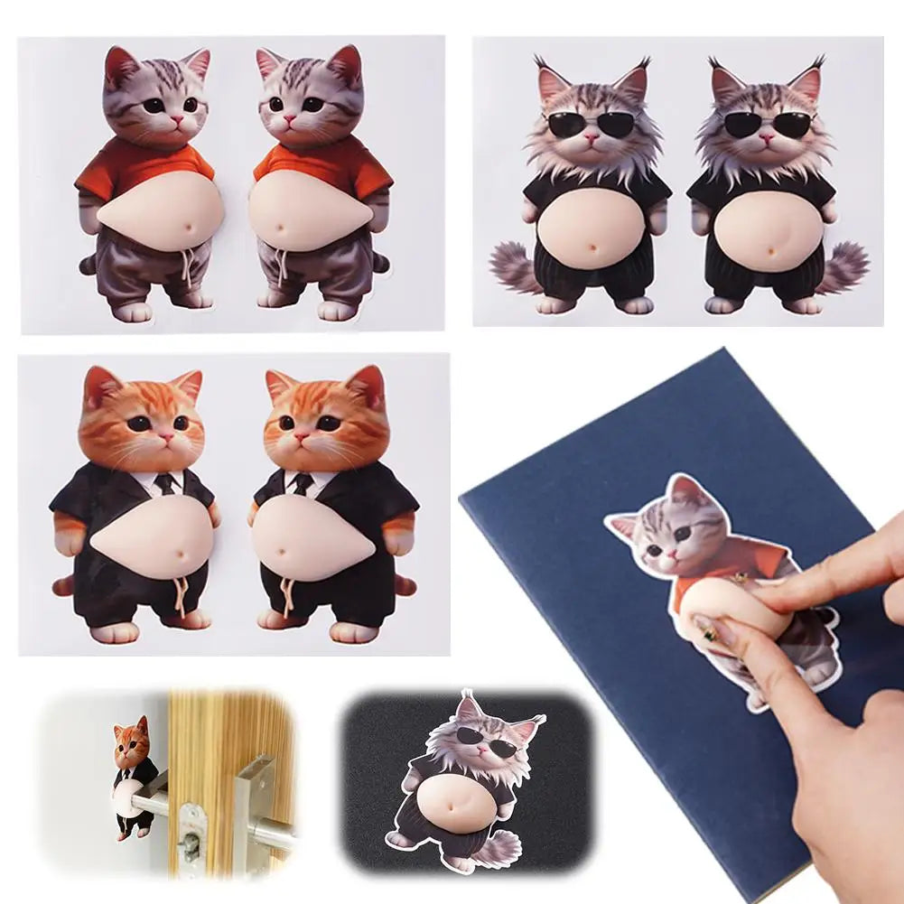3D Shiba Inu Squeeze Toy & Self-Adhesive Wall Protector 2-Pack Novelty Squeeze Toy QXL
