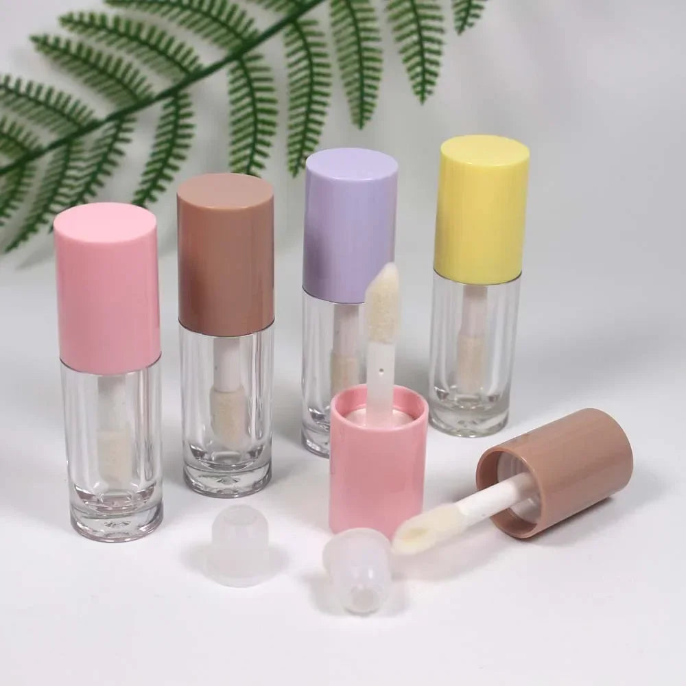 Empty Lip Gloss Tubes 6ml & 10ml | Clear Refillable PETG Bottles Lip Gloss Container QXL