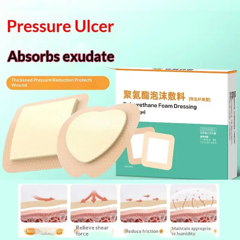 BMPEIC Foam Wound Dressing | Waterproof High-Absorbency Foam Wound Dressing QXL