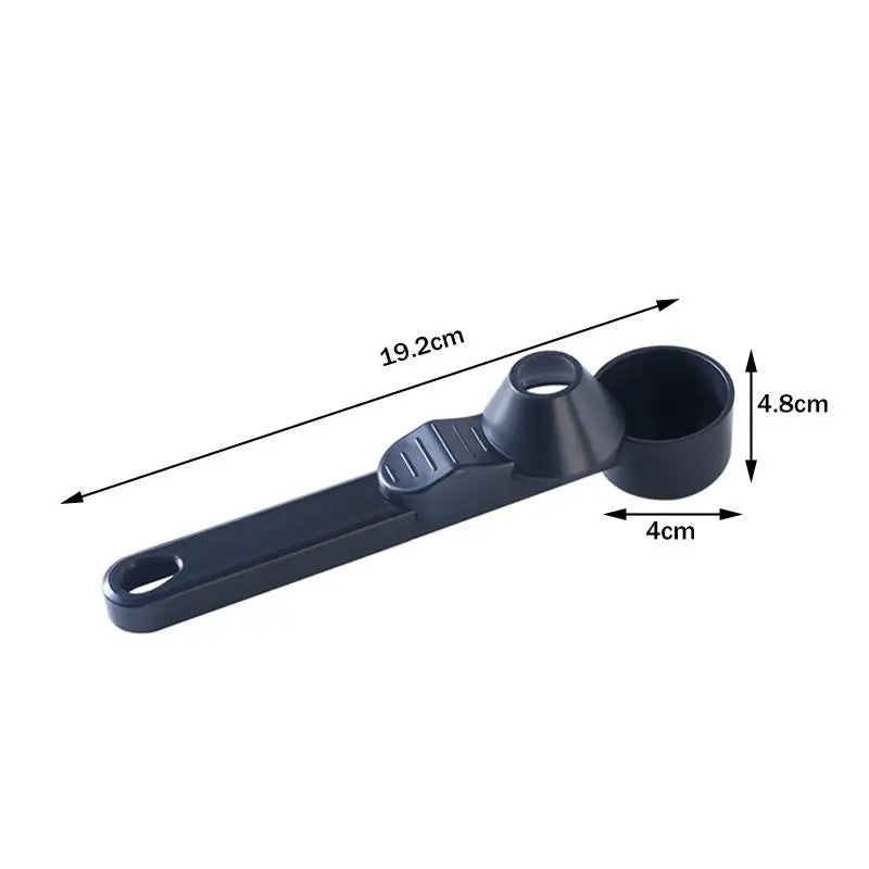 Protein Powder Sliding Spoon | Spill-Proof Long Handle Scoop Powder Measuring Spoon QXL