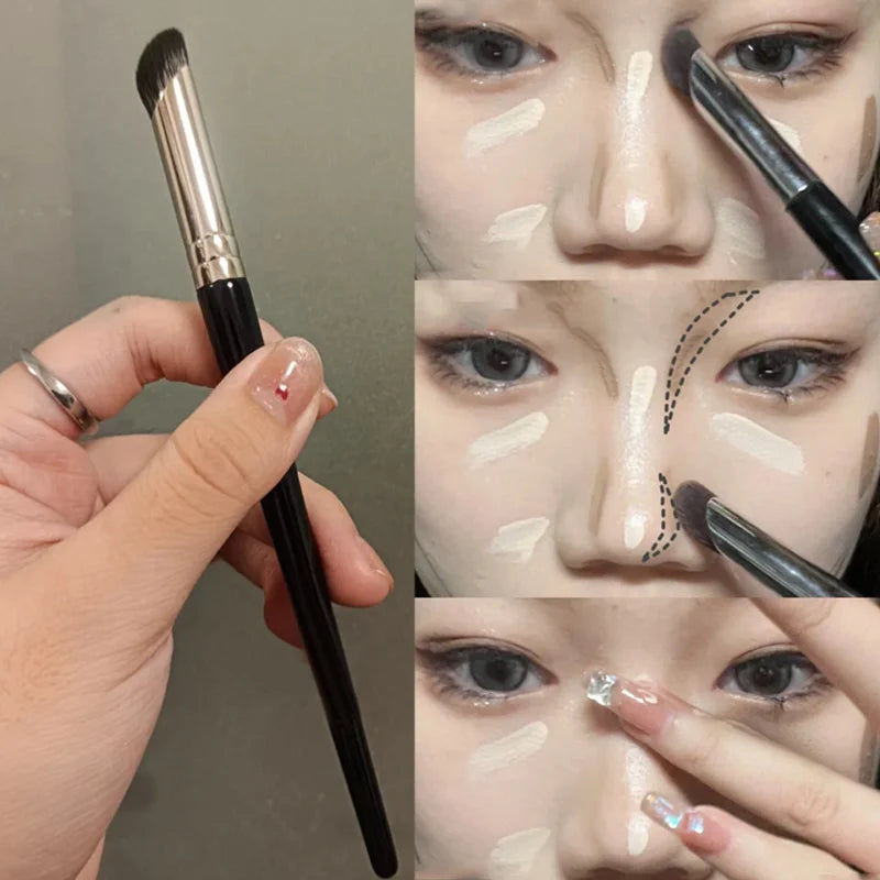 Finger Belly Concealer & Highlight Brush | Face Detail Tool Makeup Detail Brush QXL