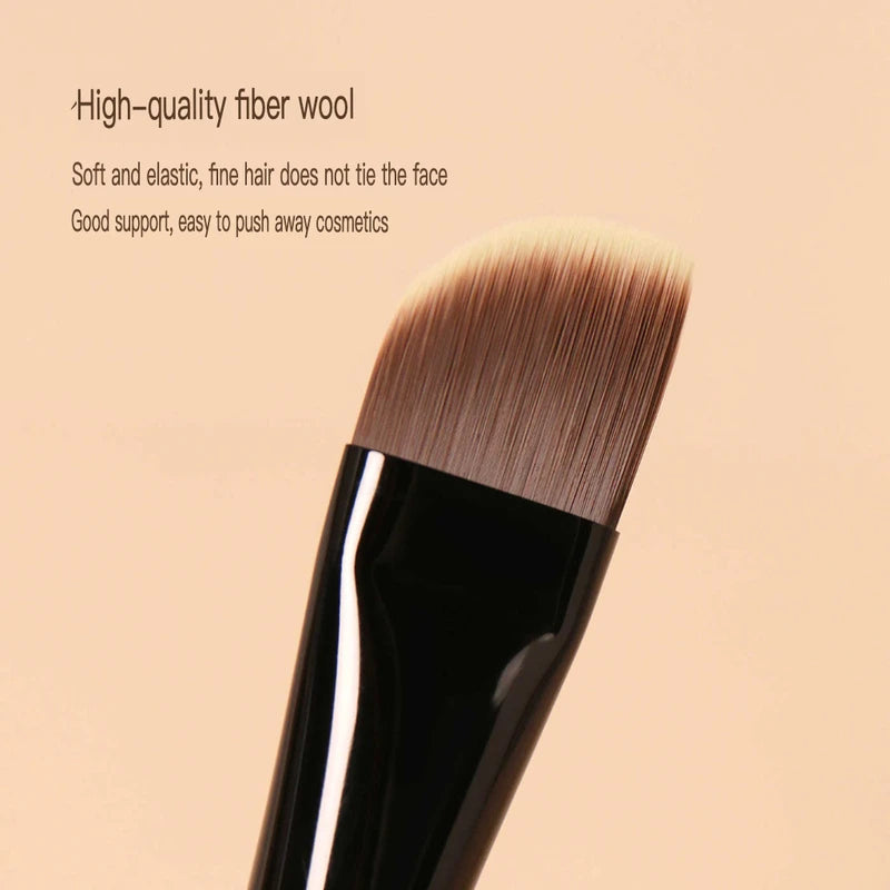 Angled Blade Foundation Brush | Seamless Flawless Coverage Foundation Makeup Brush QXL