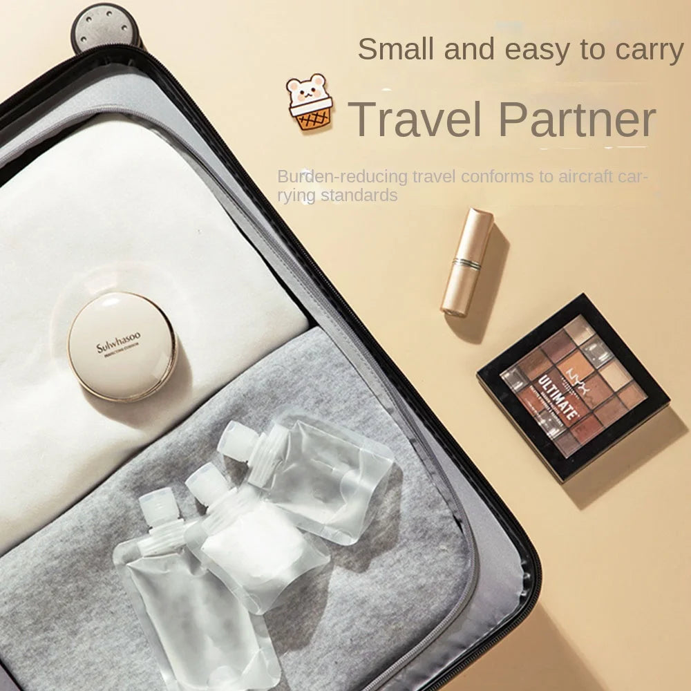 Leakproof Refillable Travel Pouches 30/50/100ml – Shampoo Lotion Travel Refill Pouches QXL