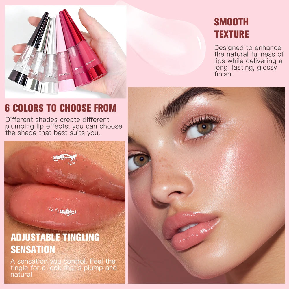Lip Plumping Oil Gloss | Hydrating, High-Shine & Volumizing Lip Plumping Gloss QXL