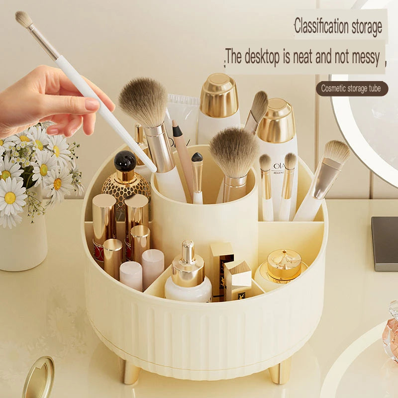 360° Rotating Desktop Makeup Organizer & Brush Holder Makeup Organizer QXL