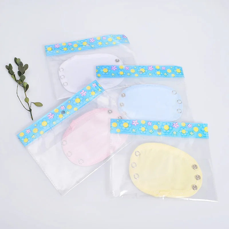4-Pack Baby Bodysuit Snap Extenders | Soft Cotton Onesie Bodysuit Extender QXL