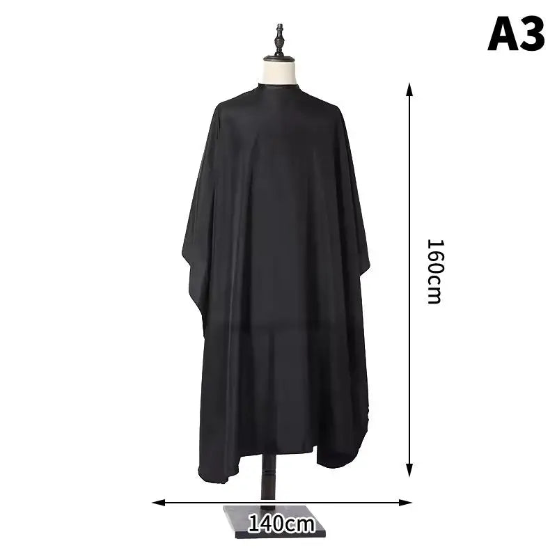 Professional Waterproof Barber Cape 140×120cm | Snap Closure Salon Barber Cape QXL A3