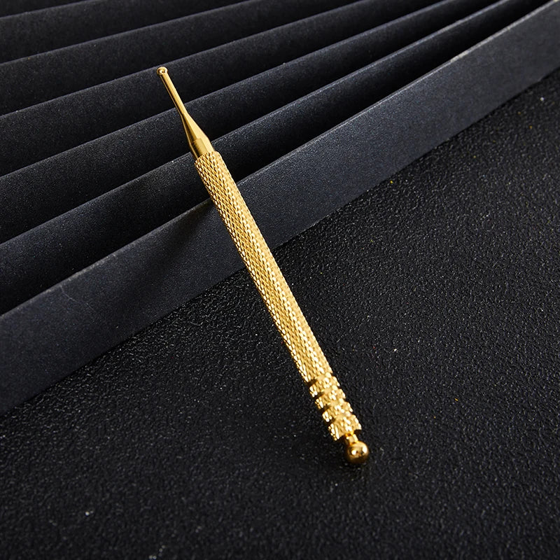 Copper Ear Acupoint Probe | Reflexology Massage Tool Acupoint Massage Probe QXL Gold