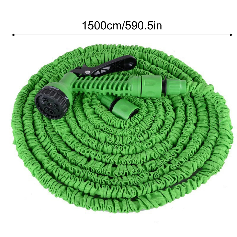 Telescopic High-Pressure Garden Hose Spray Gun – Extendable Garden Spray Gun QXL green50FT 50ft