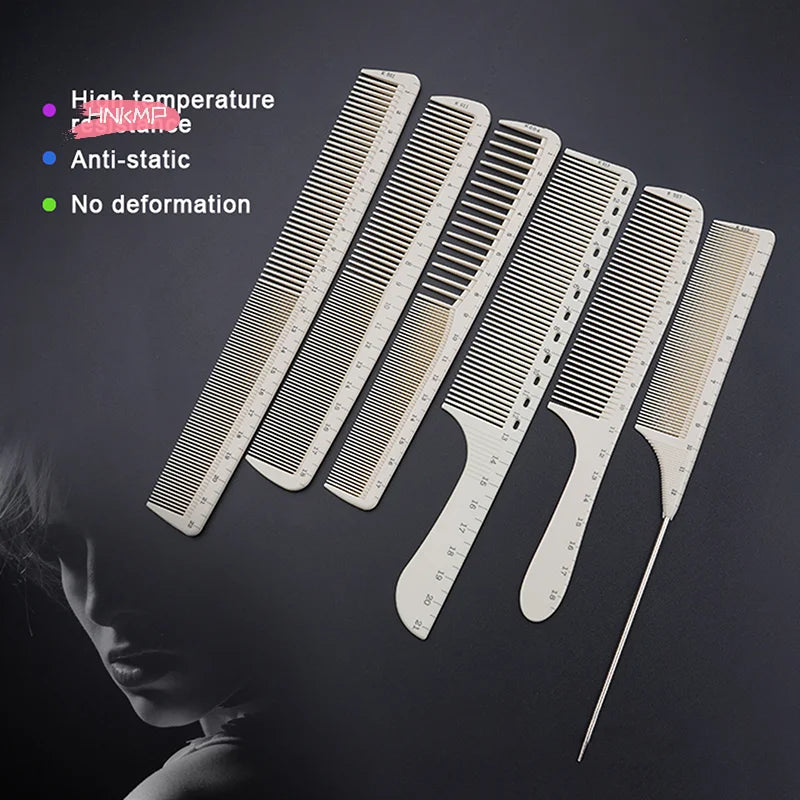 Professional Barber Comb with Laser Ruler | Salon Hair Cutting Barber Styling Comb QXL
