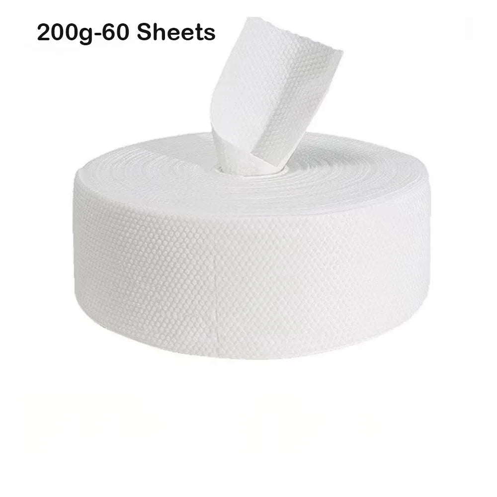 Extra Large Disposable Cotton Face Towels | Pearl Pattern Roll Disposable Face Towels QXL 20-20cm-200g