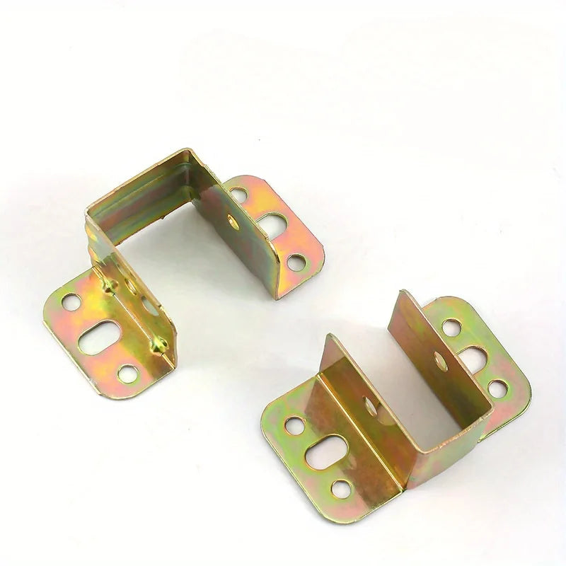 8-Pack L-Shaped Metal Bed Frame Corner Brackets | Heavy Duty Furniture Corner Brackets QXL