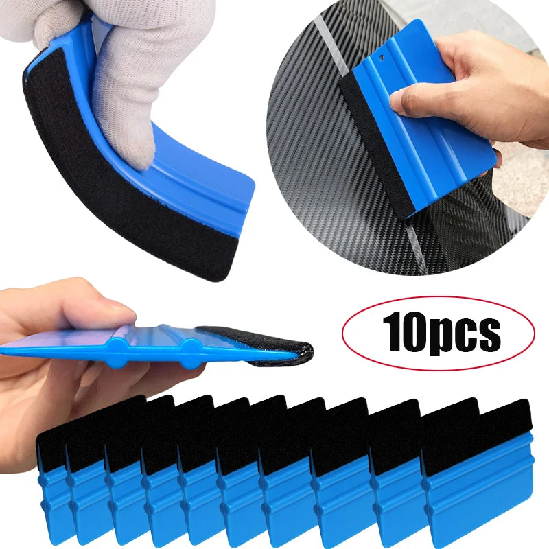 Suede Felt Vinyl Wrap Squeegee Scraper | Car Window Tint Tool Vinyl Wrap Squeegee QXL