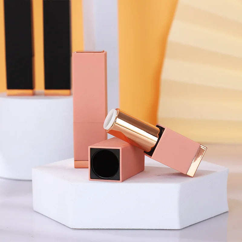 10-Pack Empty Refillable Lipstick Tubes | Magnetic Buckle DIY Lipstick Tube Containers QXL