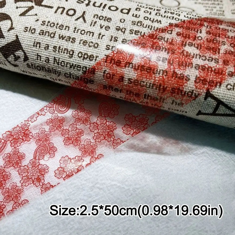 Lace & Leopard Print Nail Foil Stickers | DIY Nail Art Nail Art Foil Stickers QXL