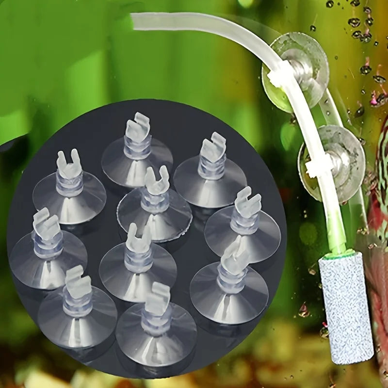 5-Pack Aquarium Suction Cups for Air Pump Tube | Fish Tank Aquarium Suction Cups QXL