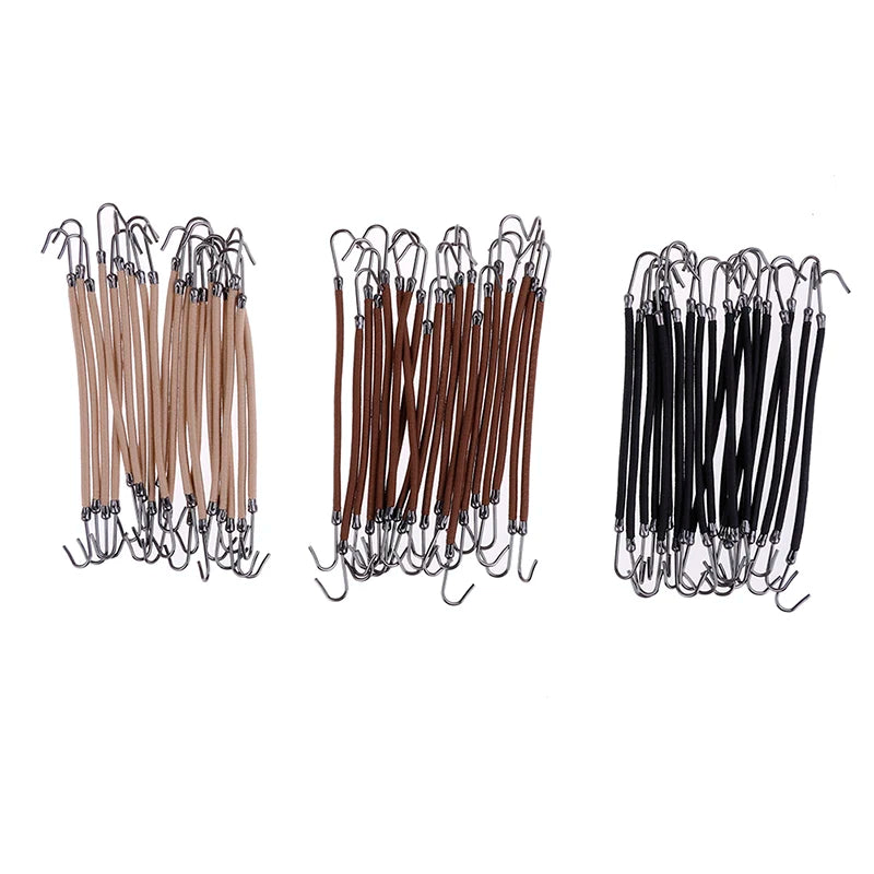 20-Pack Ponytail Hook Hair Bands | No-Pull Elastic Ties Hair Tie Set QXL