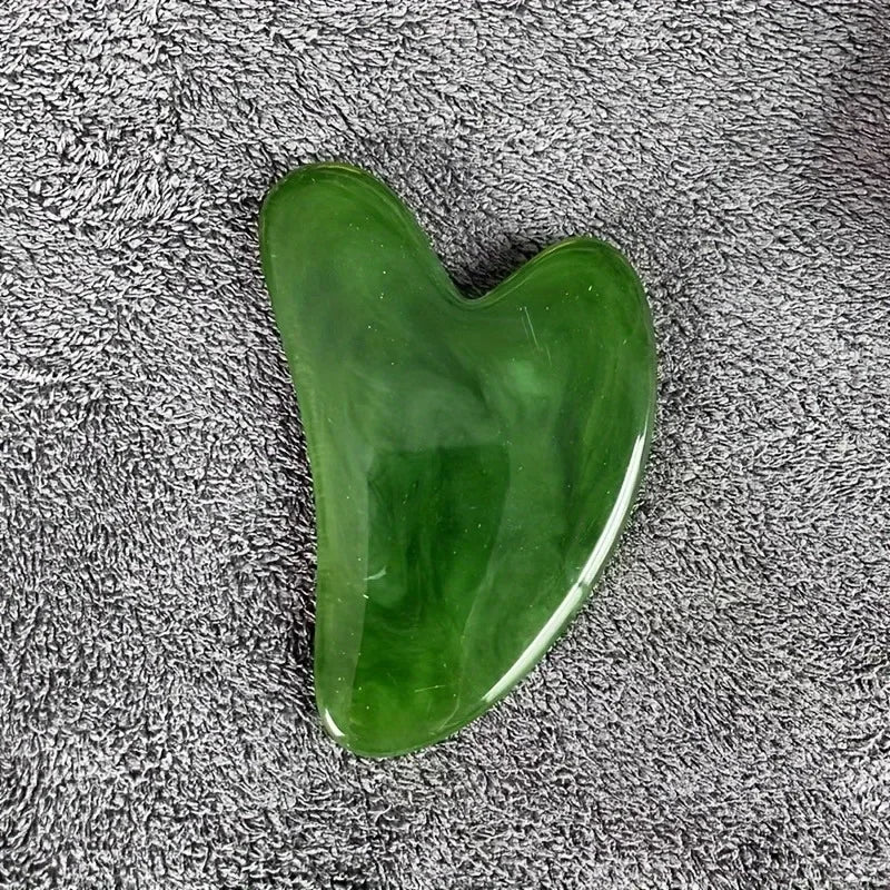 Heart-Shaped Resin Gua Sha Board | Facial Massage & Skincare Facial Massage Tool QXL