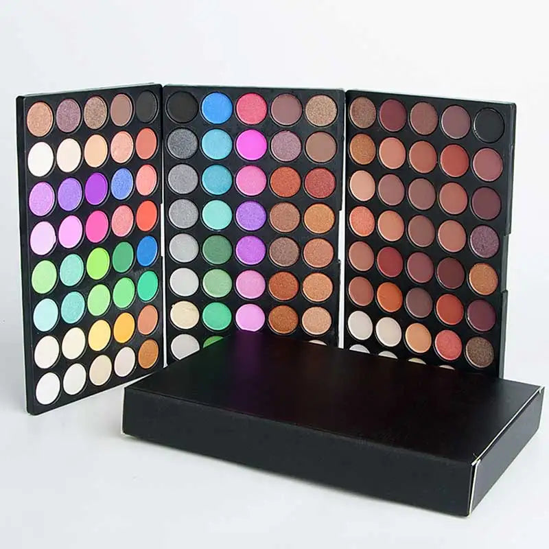 120-Color Eyeshadow Palette | Matte Shimmer Glitter Waterproof Eyeshadow Palette QXL