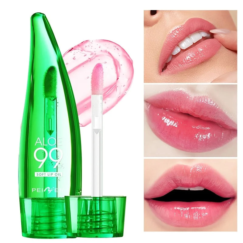 Aloe Vera Moisturizing Lip Balm | Clear Gel Brush Tip 5.8ml Lip Balm QXL