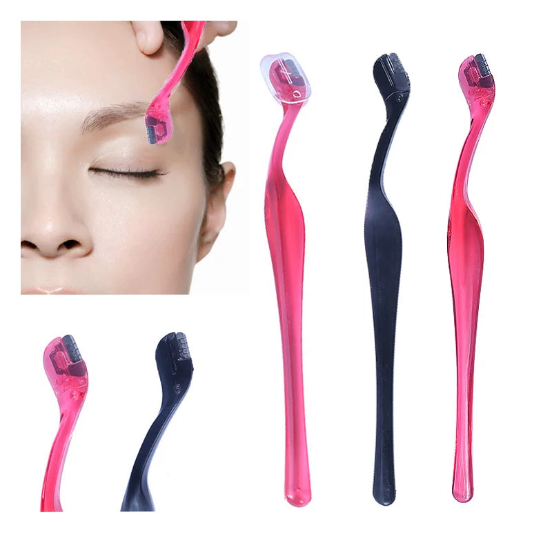 Mini Eyebrow Razor Shaper | Precision Face Hair Trimmer 1/3 Pk Eyebrow Razor QXL