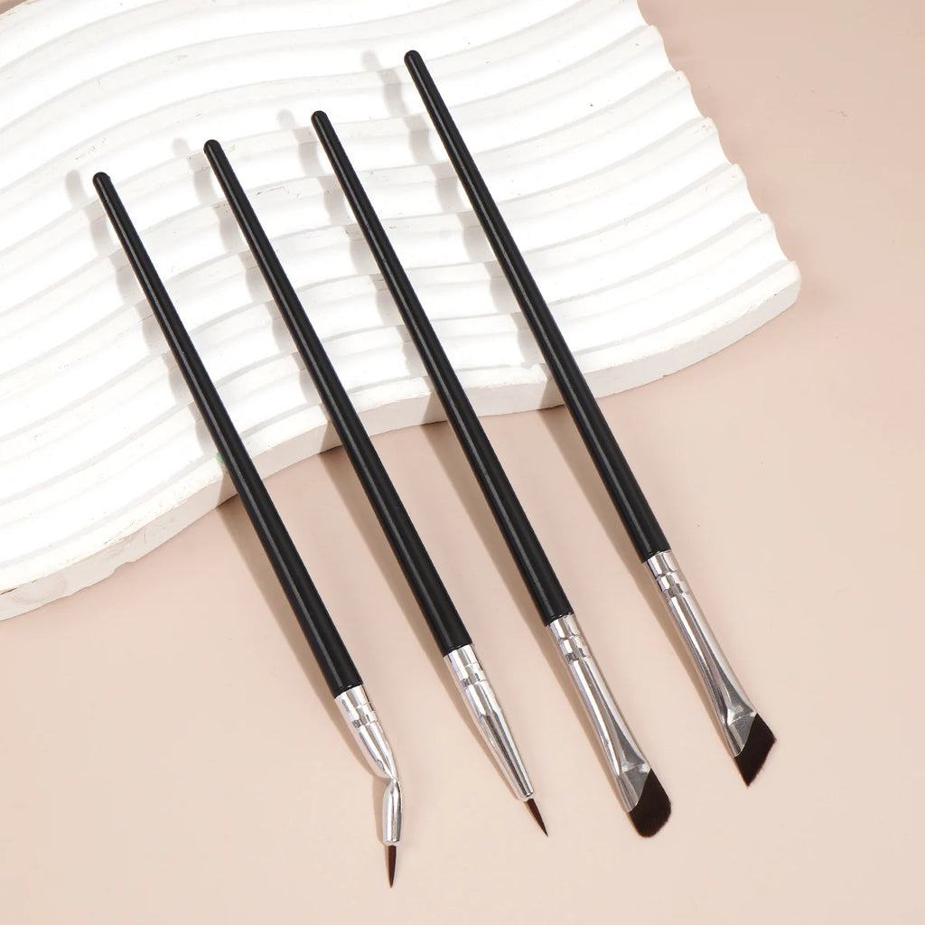 MAANGE 4-Piece Eye Makeup Brush Set – Eyeshadow & Eyeliner Eye Makeup Brush Set QXL