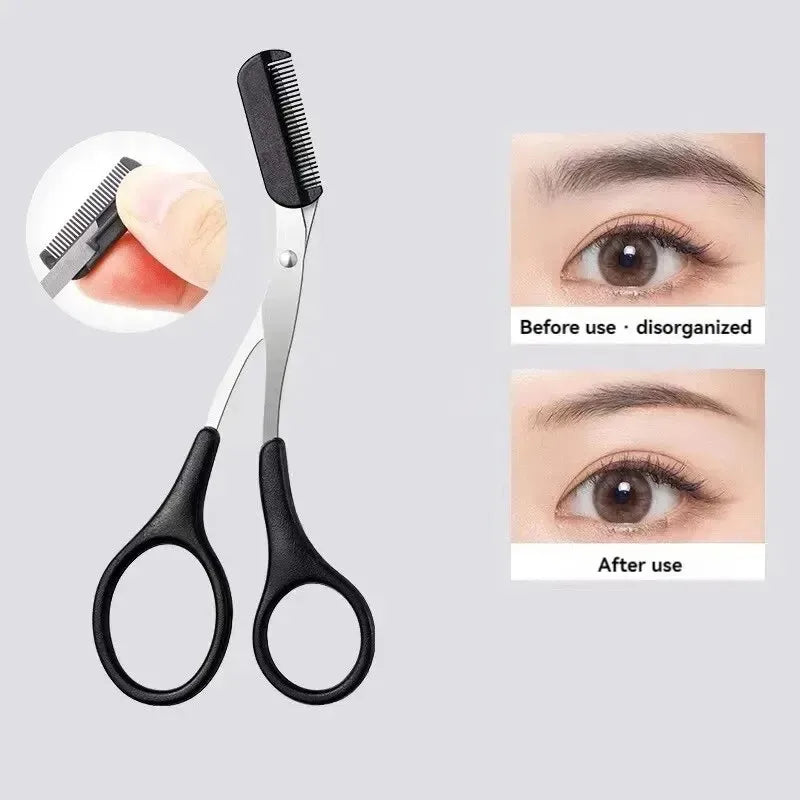 3-Piece Eyebrow Grooming Kit | Scissors, Tweezers & Comb Set Eyebrow Grooming Kit QXL