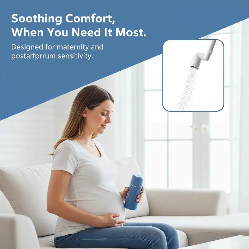 Portable Peri Bottle | 65° Angled Nozzle | Postpartum Care Personal Hygiene Bottle QXL