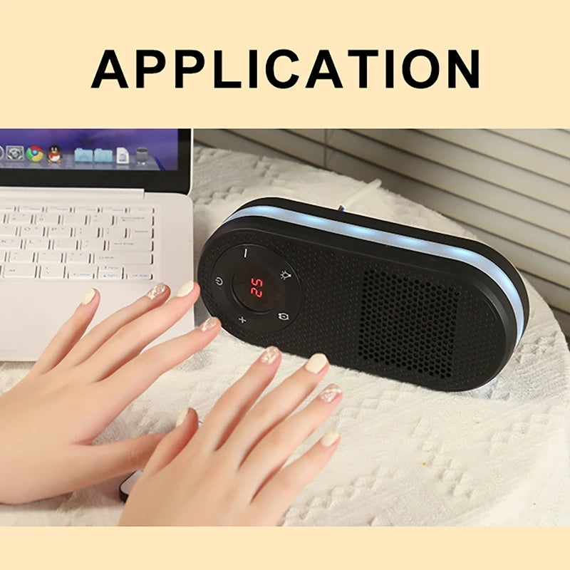 Wall-Mount Mini Space Heater Night Light Remote | Dreamburgh Mini Space Heater QXL