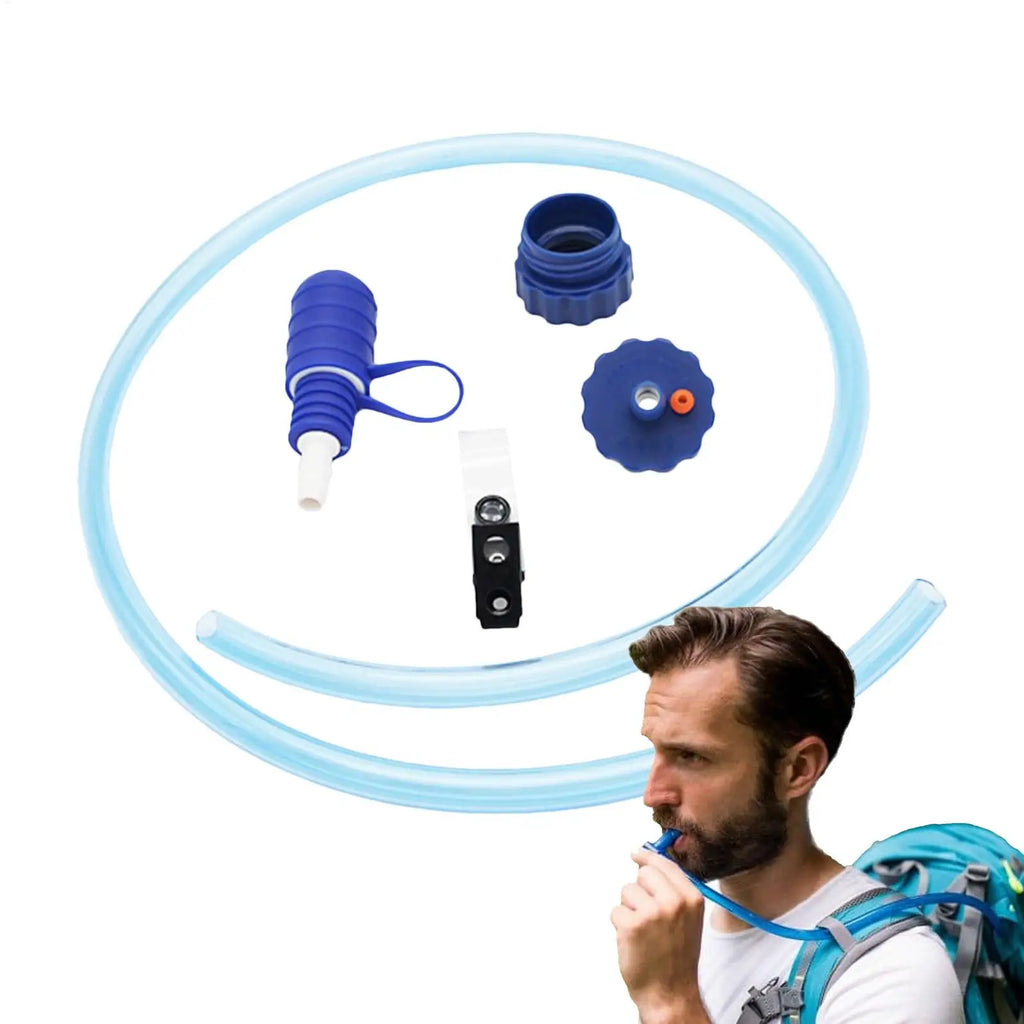 Hydration Drink Tube Kit | Water Bottle Straw & Adapter Hydration Tube Kit QXL