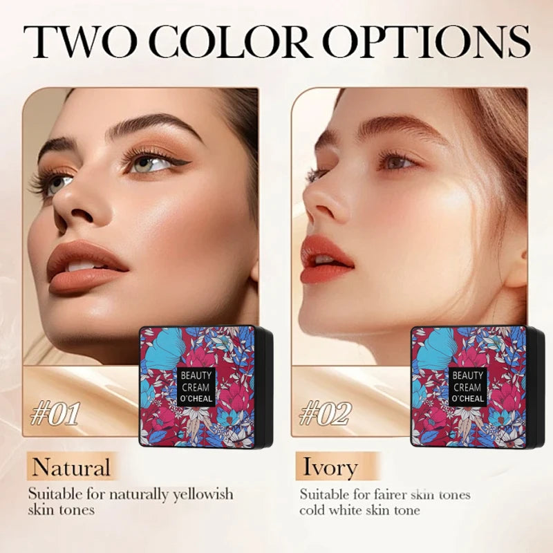Mushroom Head Air Cushion BB Cream | Full Coverage Foundation Air Cushion Foundation QXL