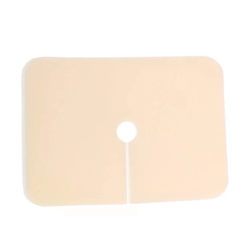 Tracheotomy Tube Fixation Pad | Soft Silicone Gauze CE Certified Tracheotomy Care Pad QXL