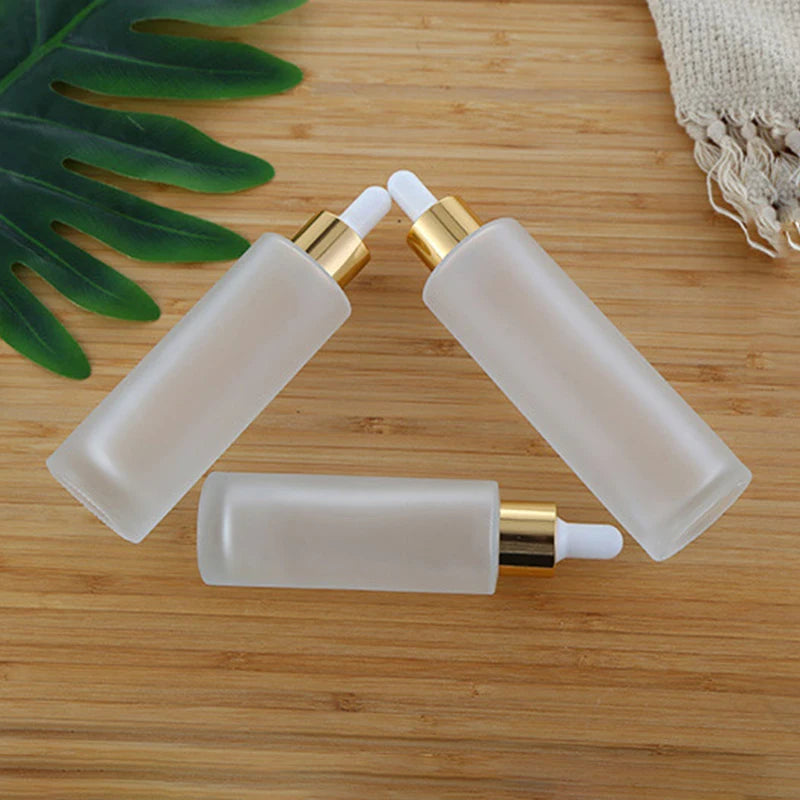 Clear Glass Dropper Bottles 20ml–100ml | Essential Oil Storage Glass Dropper Bottle QXL