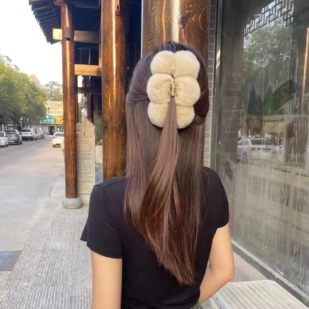 Multifunctional Plush Claw Hair Clip | High-End Styling Accessory Claw Hair Clip QXL