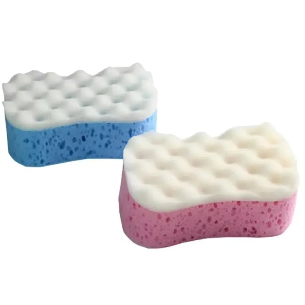 Exfoliating Bath Sponge Pouf Loofah | 1 or 3-Pack Spa Scrubber Bath Sponge Pouf QXL