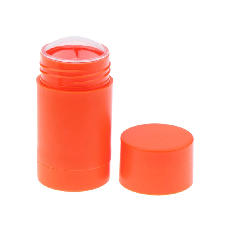 40g Refillable Twist-Up Oval Solid Perfume & Deodorant Tube Refillable Cosmetic Tube QXL Orange