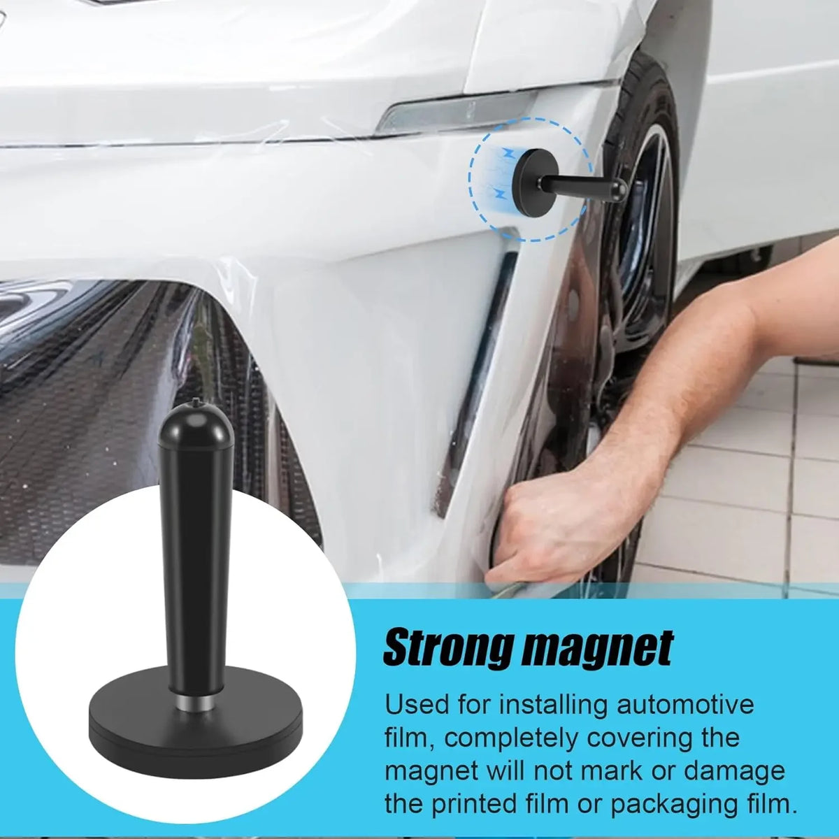 10-Pack Car Wrap Magnet Holders | Anti-Scratch Vinyl Film Tool Car Wrap Tool QXL